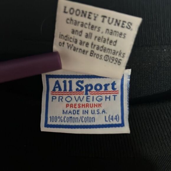 NWT" True VINTAGE 1996 SINGLE STITCH Looney Tunes TAZ Halloween Horror - Picture 6 of 12